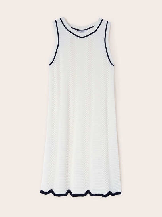 Vestido de punto ondulado