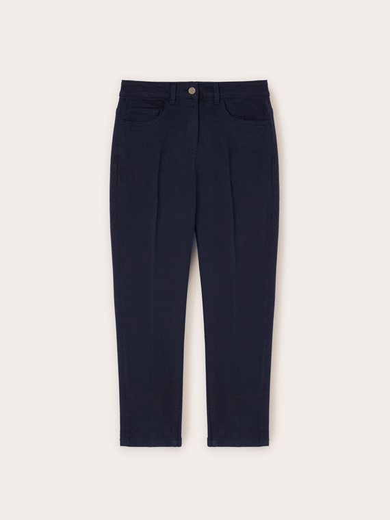 Pantaloni carrot in drill Rianne