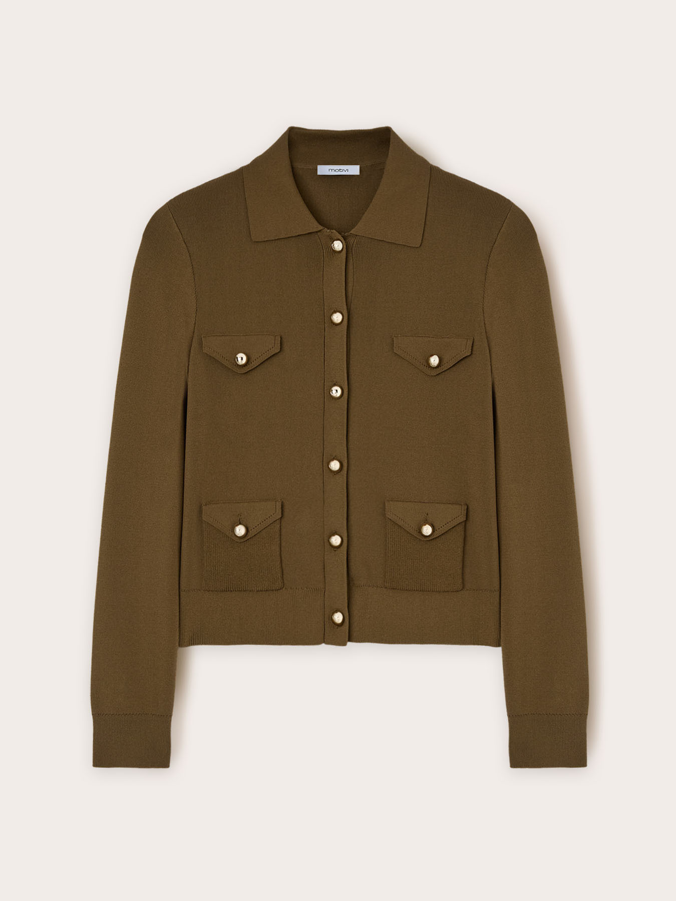 Strick-Cardigan mit Taschen image number 4