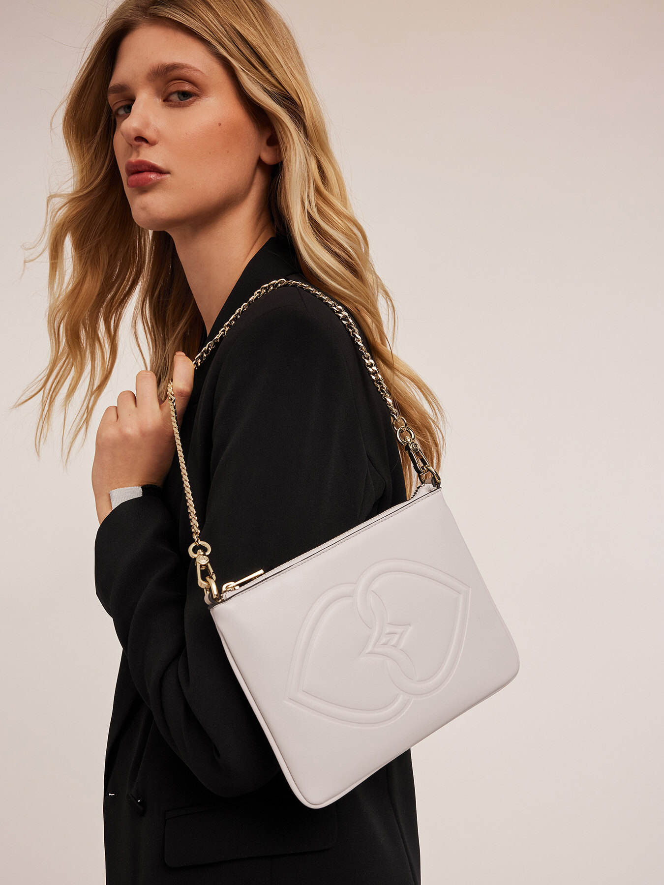 Flache Tasche aus beschichtetem Stoff image number 0