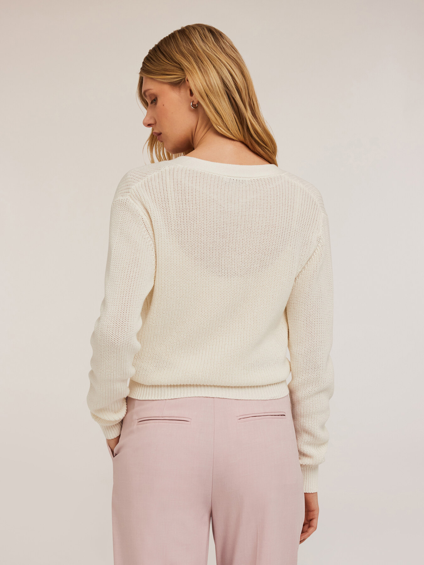 Cotton crossover cardigan image number 1