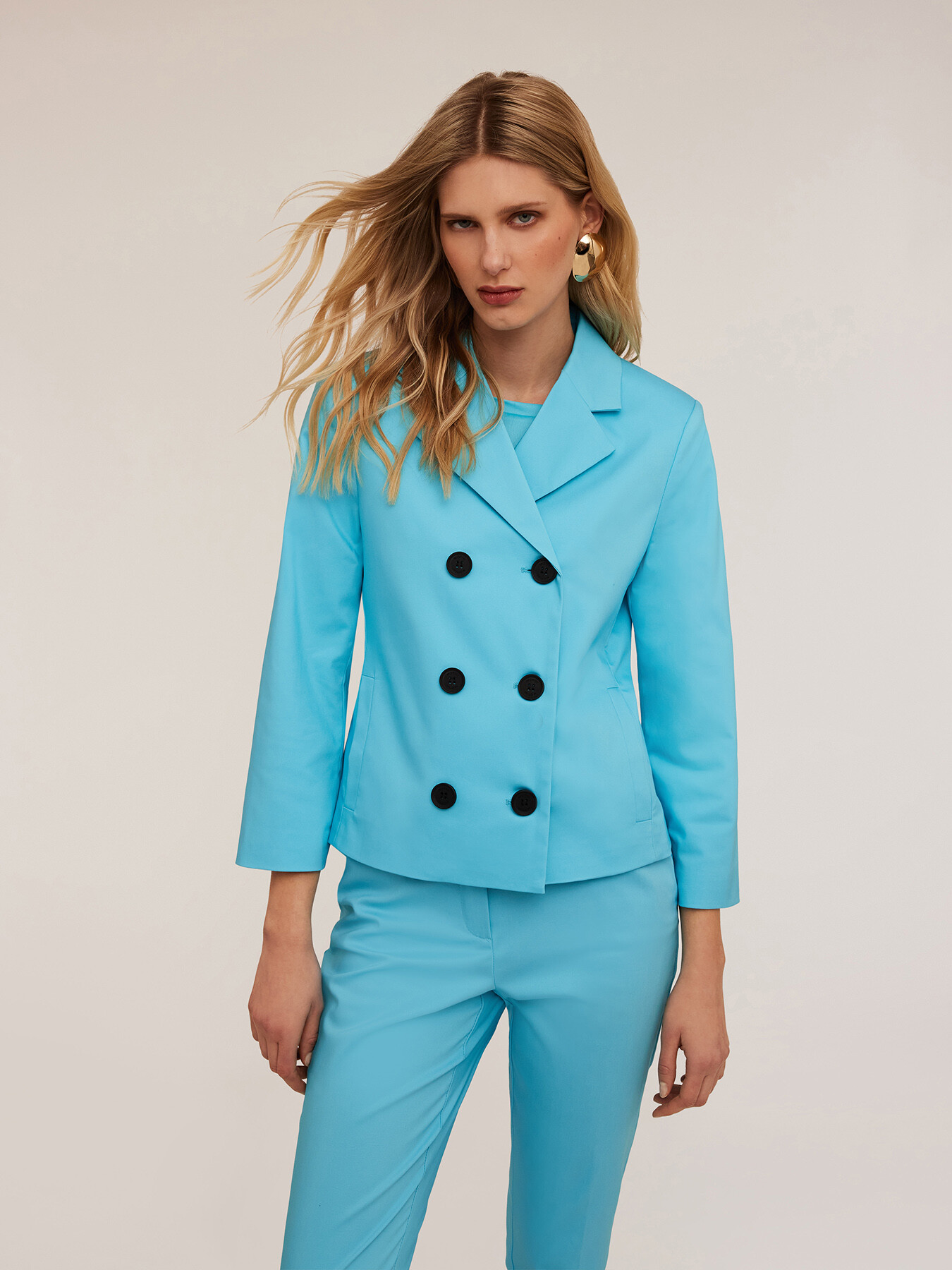 Double-breasted suit jacket image number 2