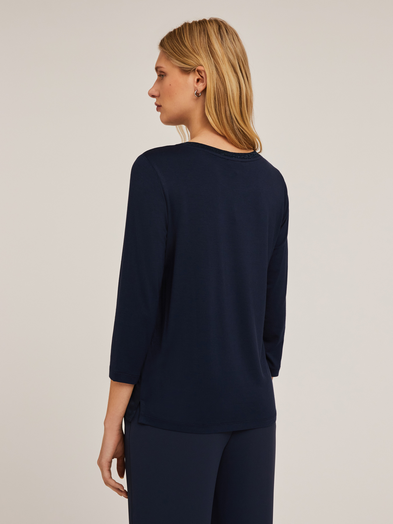 Camiseta basic bimaterial image number 1