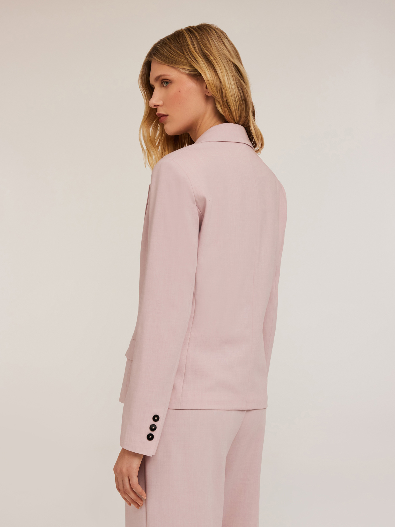 Giacca doppiopetto in poliviscosa image number 1