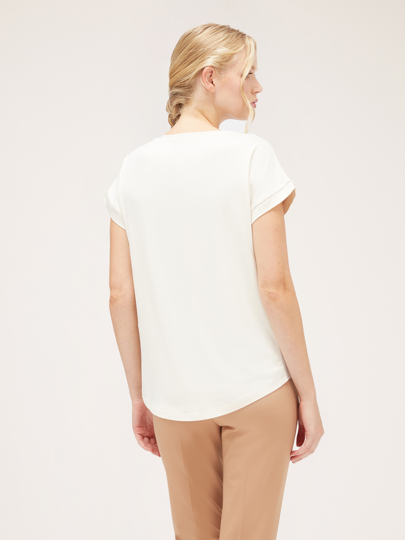 Tricou din două materiale image number 1