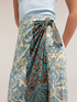 Ethnic print pareo skirt image number 2