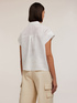 Short-sleeved linen shirt image number 1
