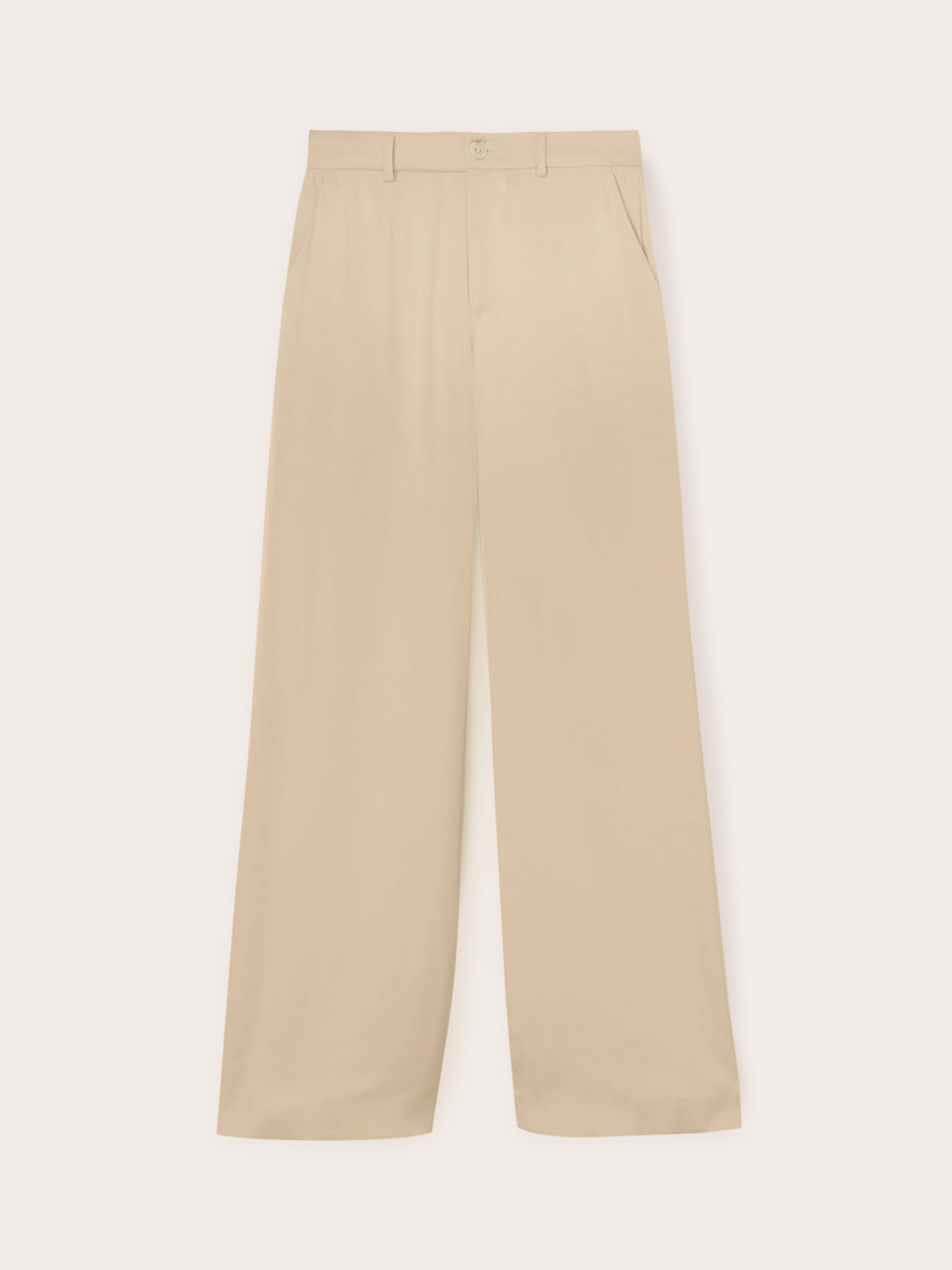 Satin palazzo trousers image number 4