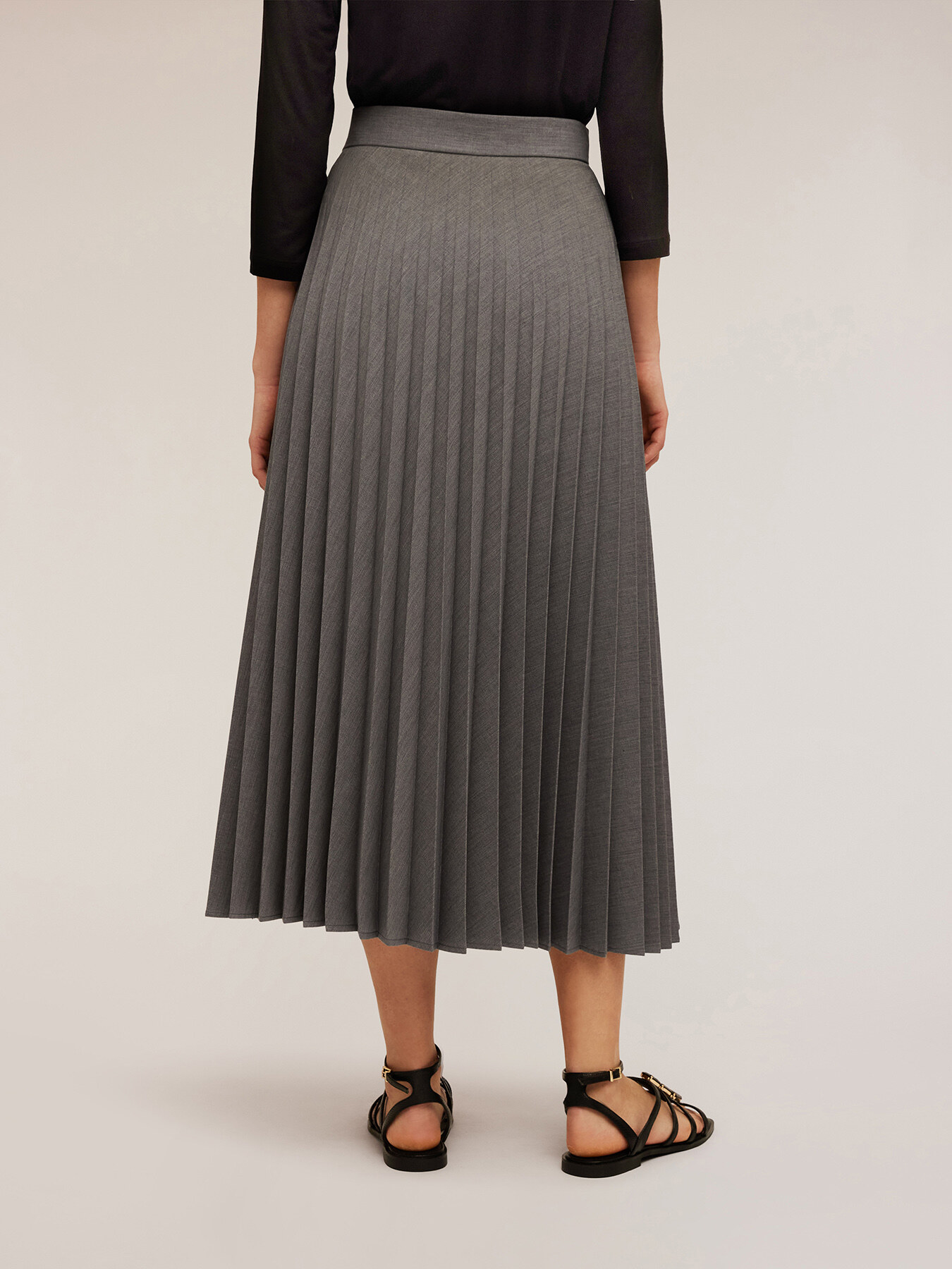 Jupe midi pliss&eacute;e image number 1