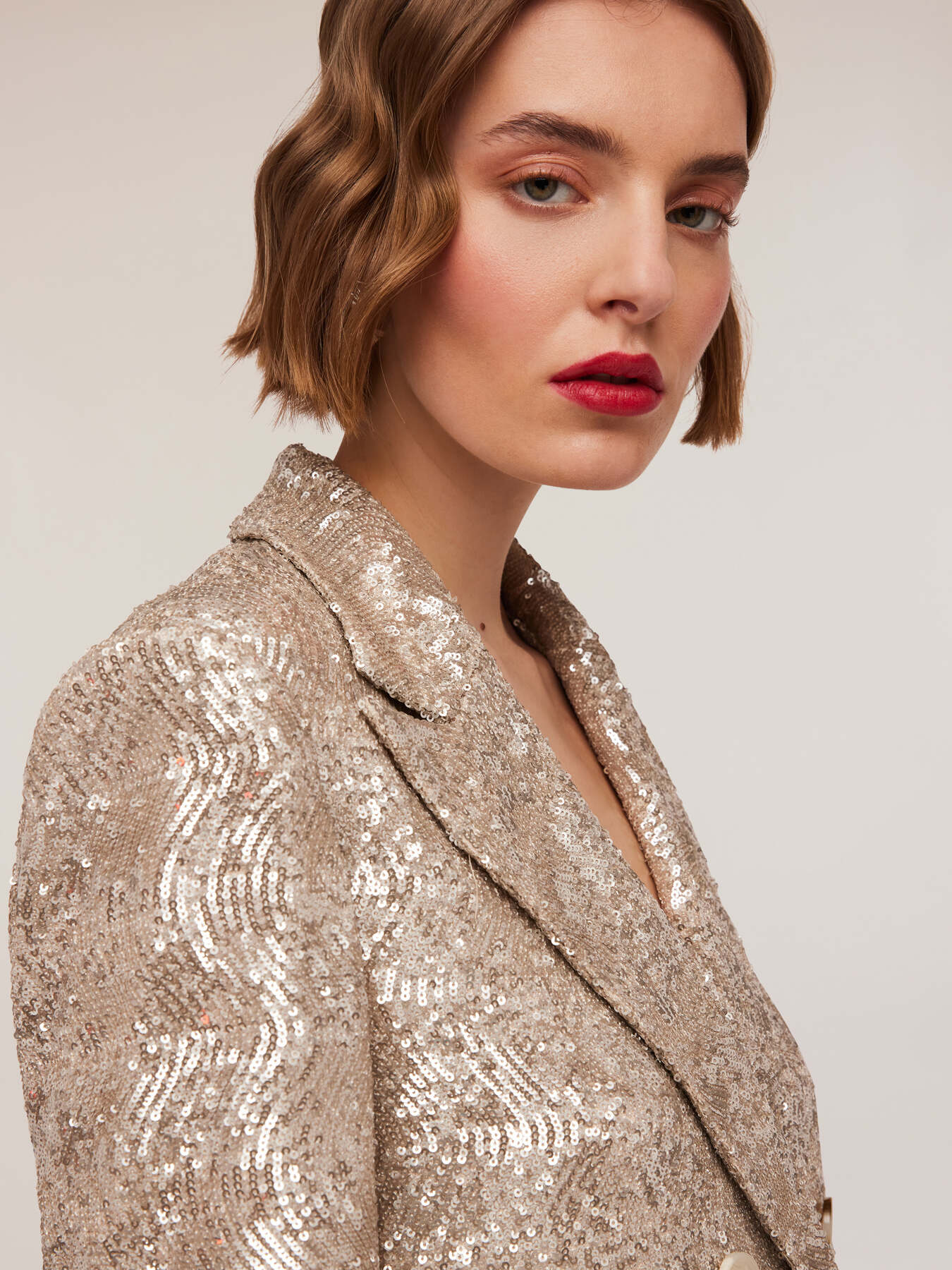 Blazer over full paillettes image number 3