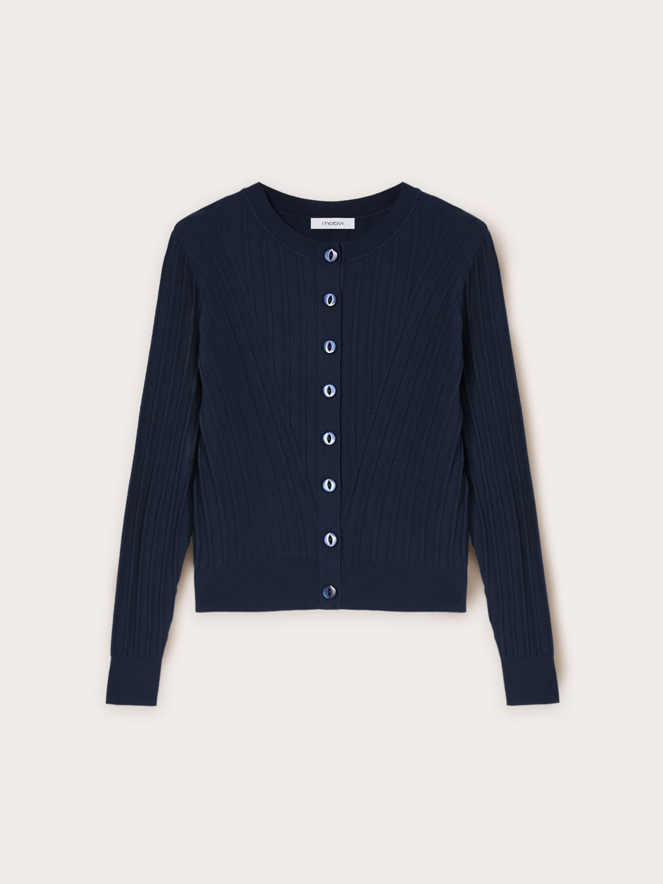 Cardigan &agrave; c&ocirc;tes tridimensionnelles image number 4