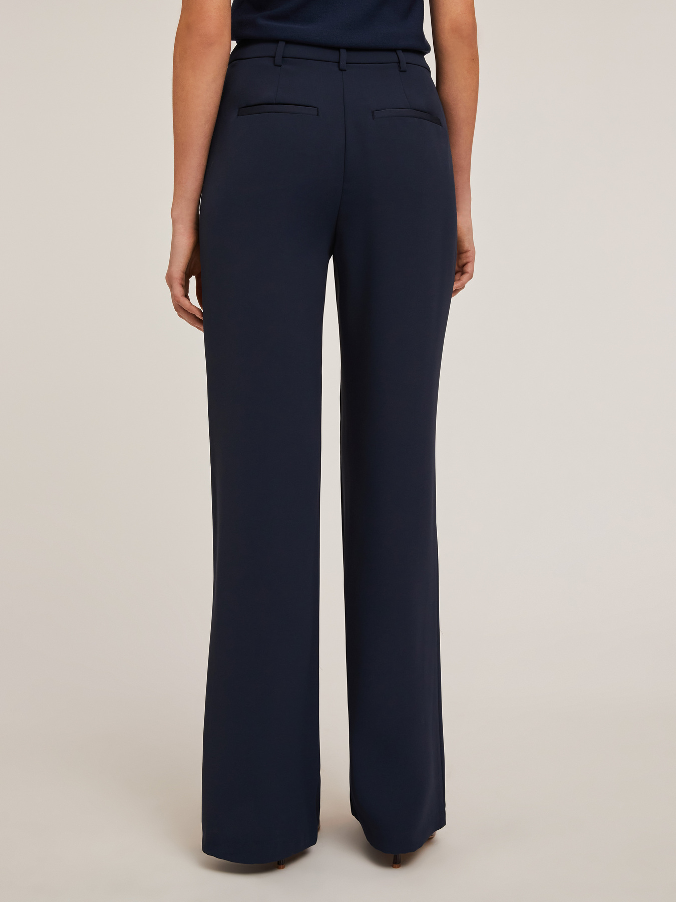 Envers satin palazzo trousers image number 1
