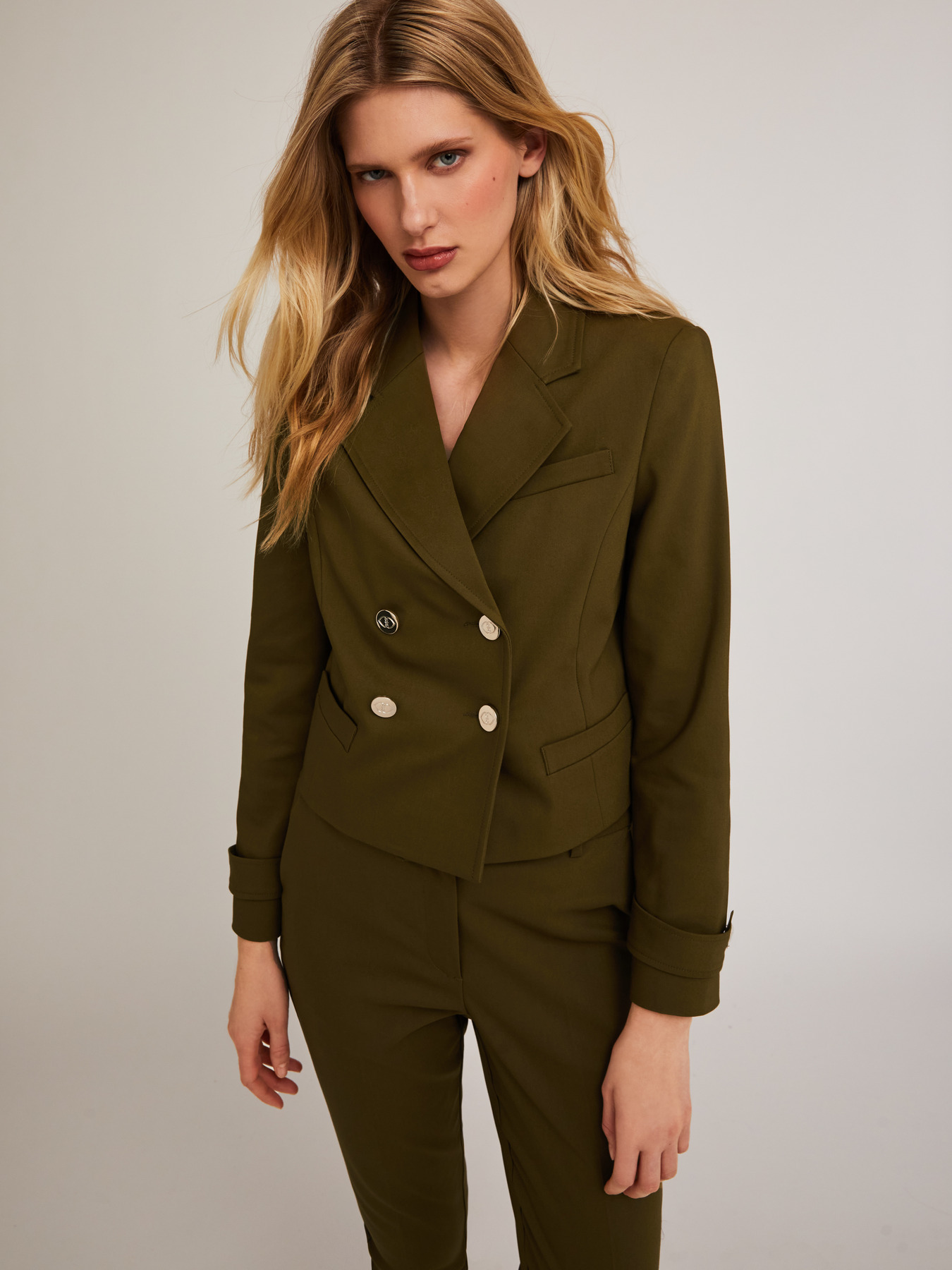 Giacca spencer misto cotone image number 0