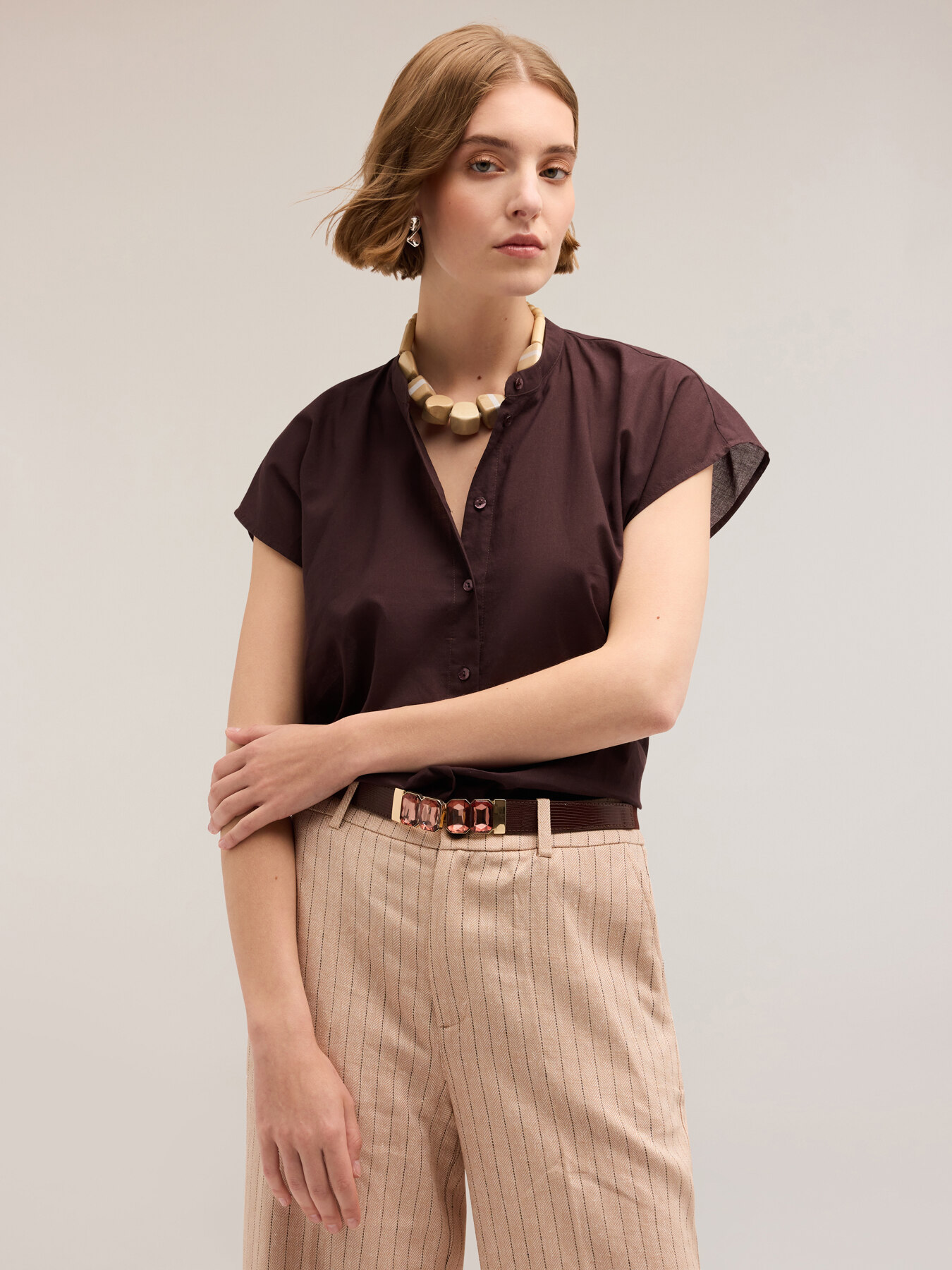 Shirt with kimono sleeves image number 3