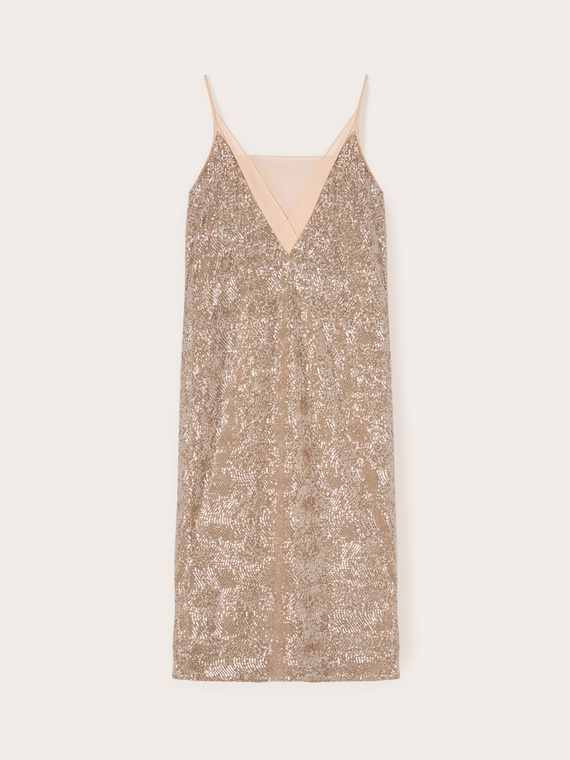 Full sequin midi dress