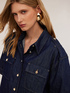 Camicia boxy in denim image number 2