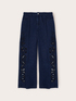 Jeans wide slouchy con ricamo image number 4