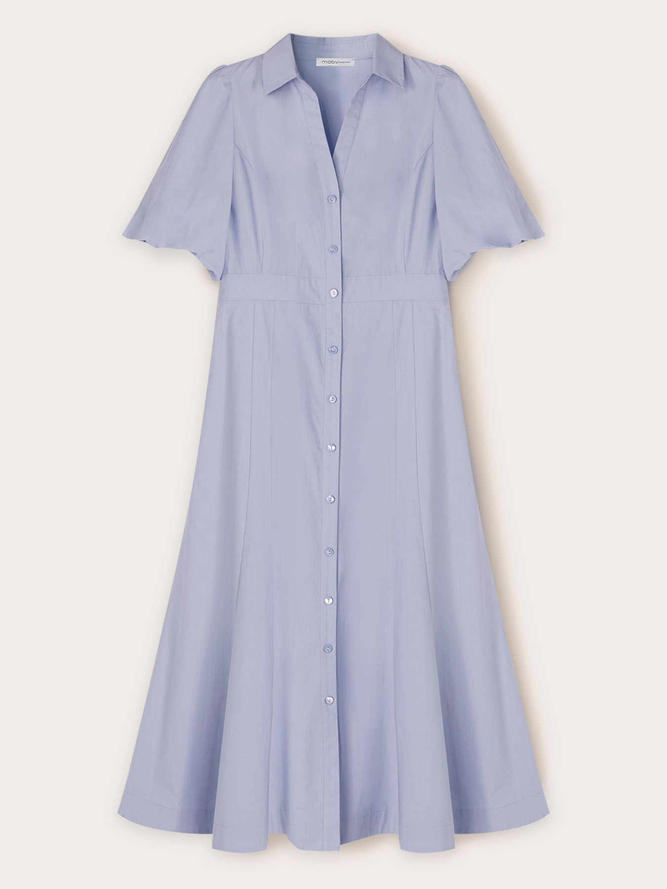Poplin chemisier dress image number 4