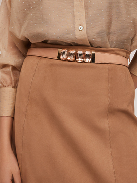 Belt with stones