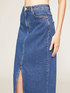 Jupe longue avec fente en denim image number 0