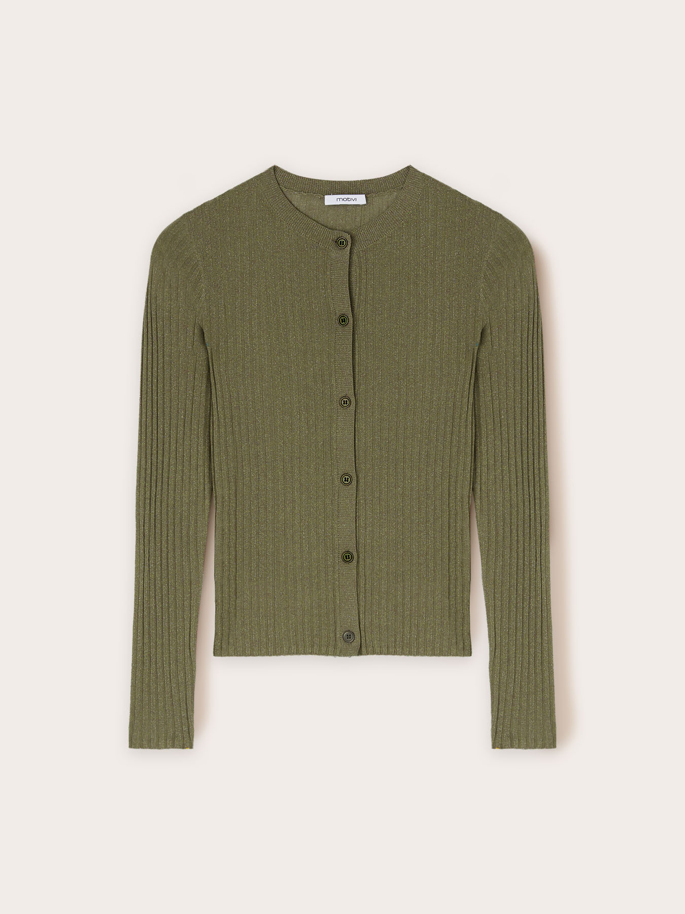 Cardigan in maglia fine lurex image number 4