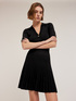 Ribbed knit dress with collar image number 2
