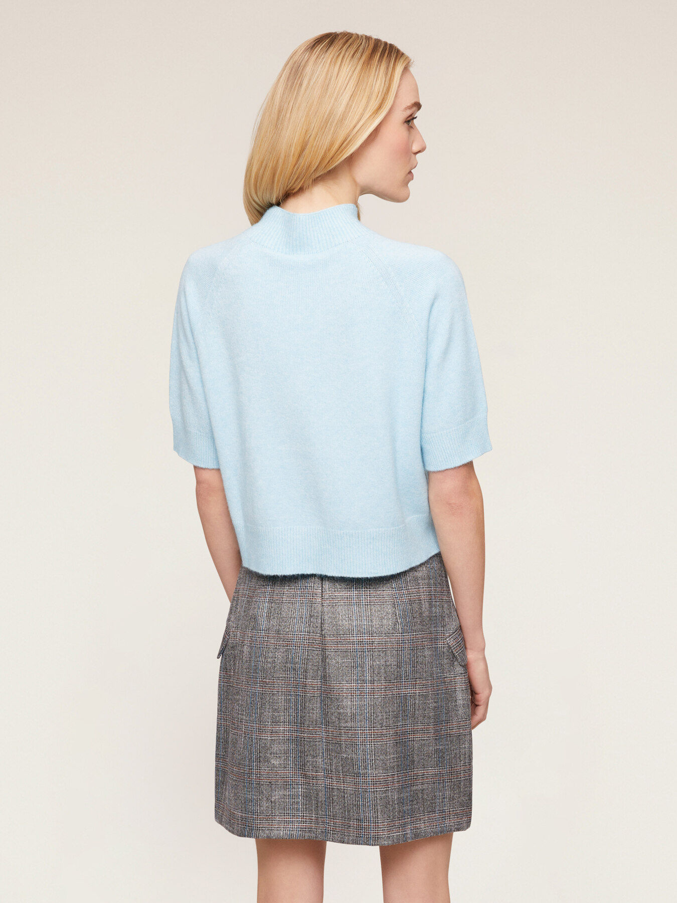 Rollkragenpullover mit kurzen &Auml;rmeln image number 2