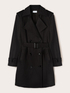 Double-breasted technical fabric trench-coat image number 4
