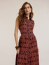 Ethnic print shirt dress image number 2