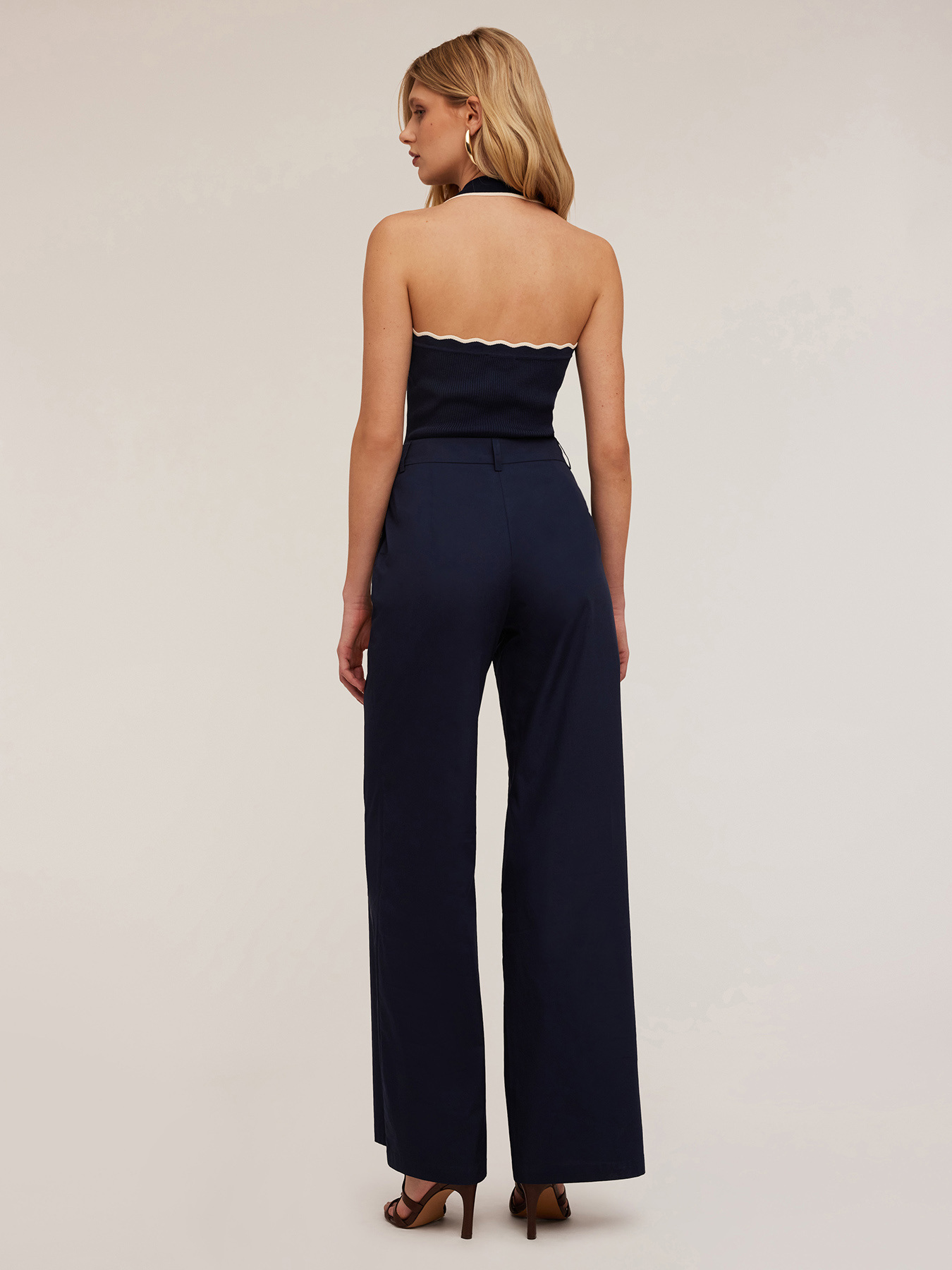 Knit halter top image number 1