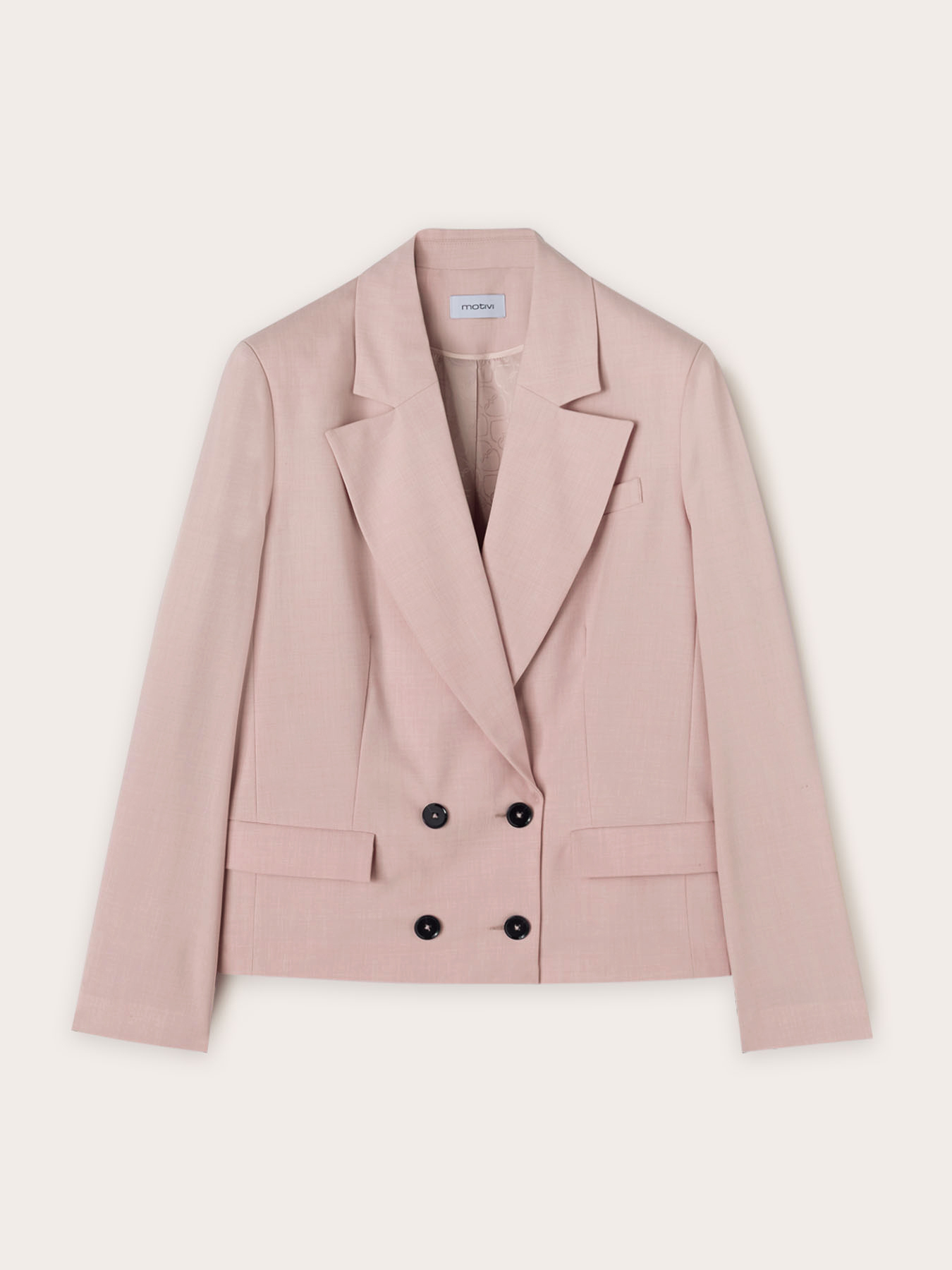 Giacca doppiopetto in poliviscosa image number 4