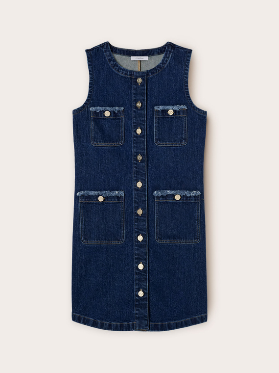 Vestito chemisier in denim