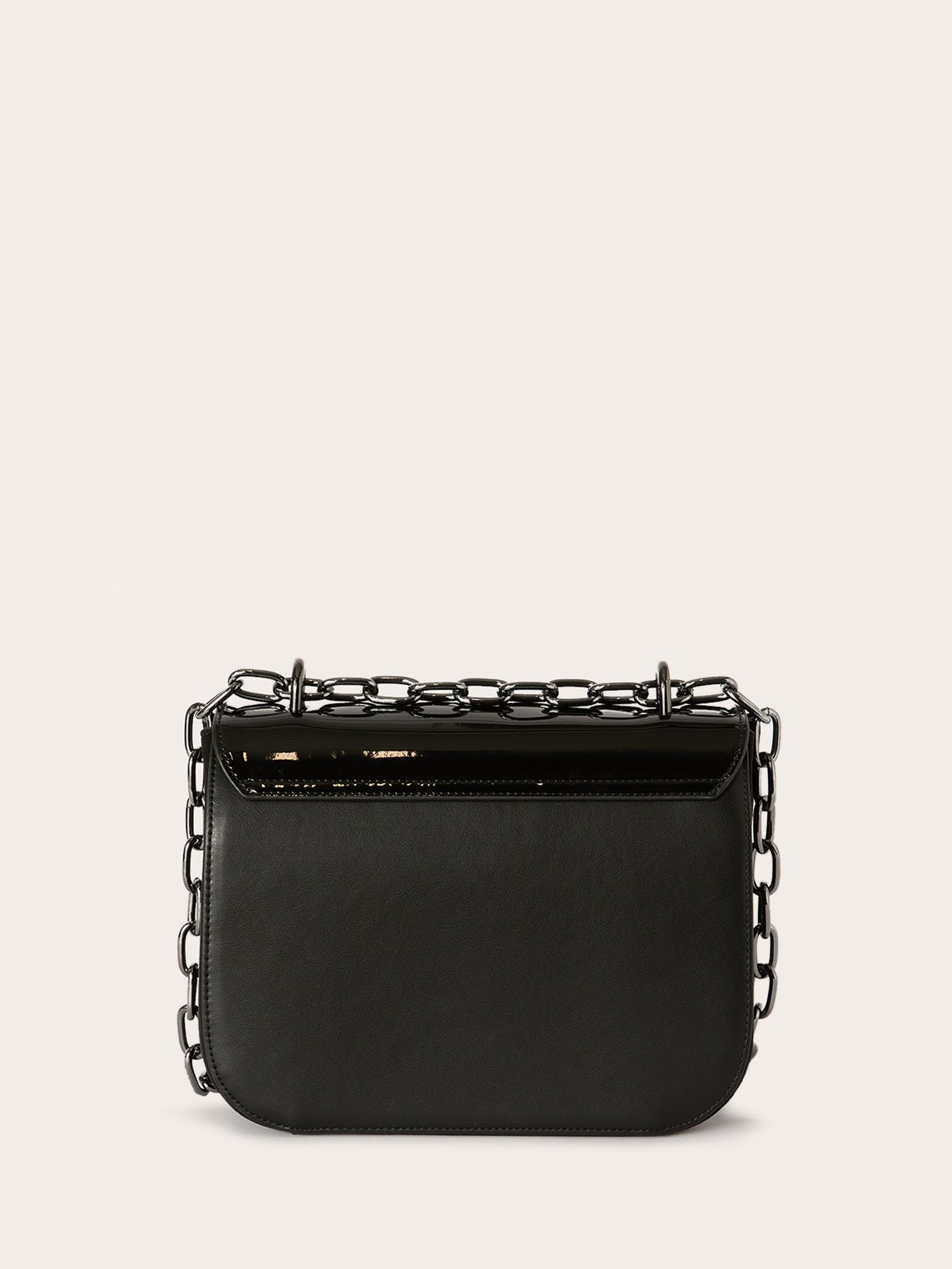 Medium bag in tessuto spalmato e vernice image number 2