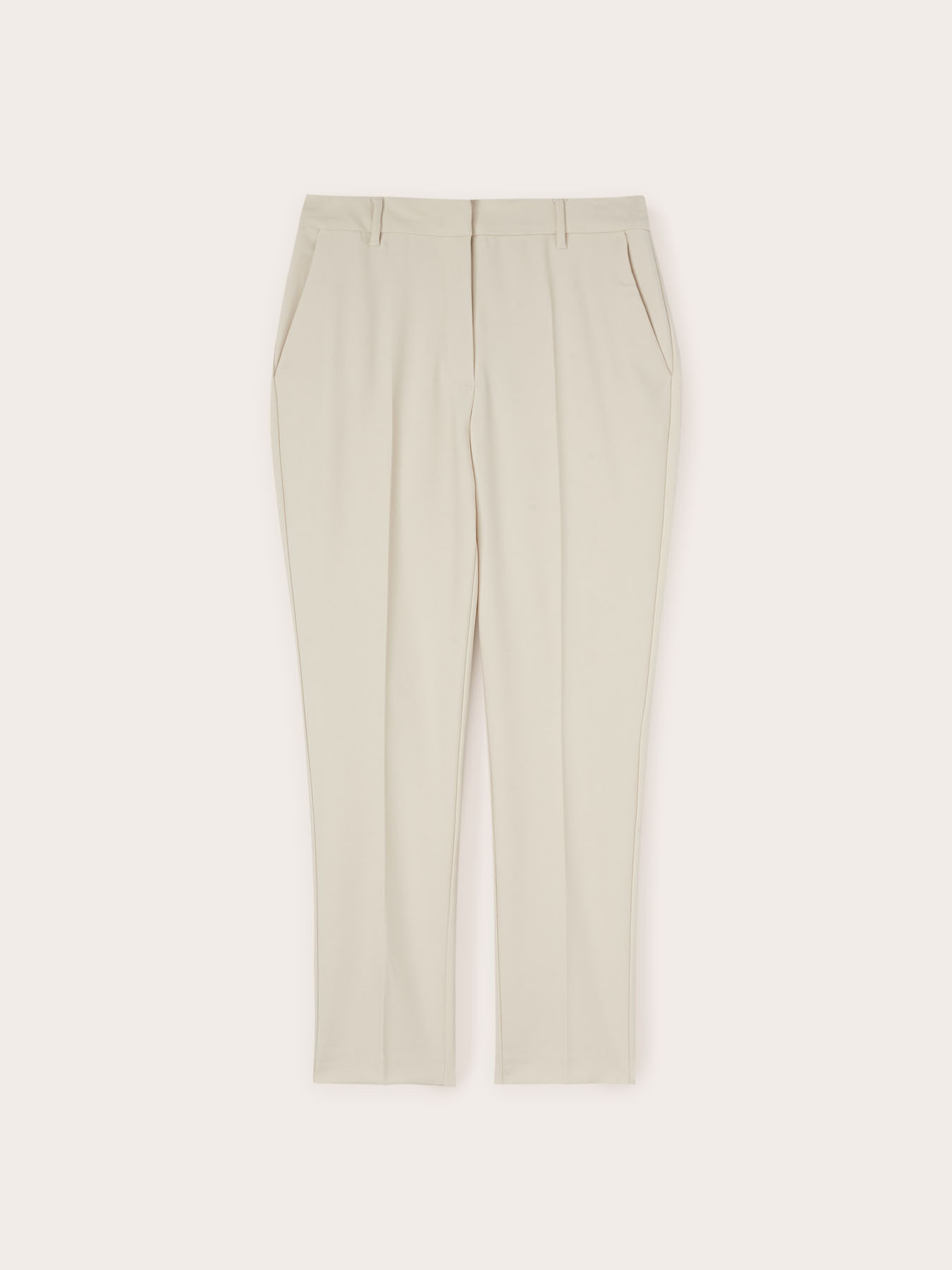 Regular fit trousers in technical fabric image number 3