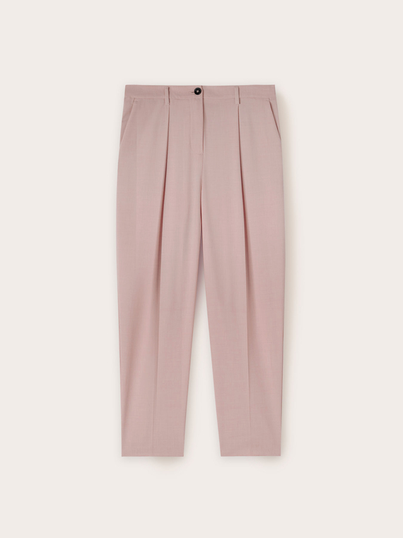 Pantaloni con pieghe