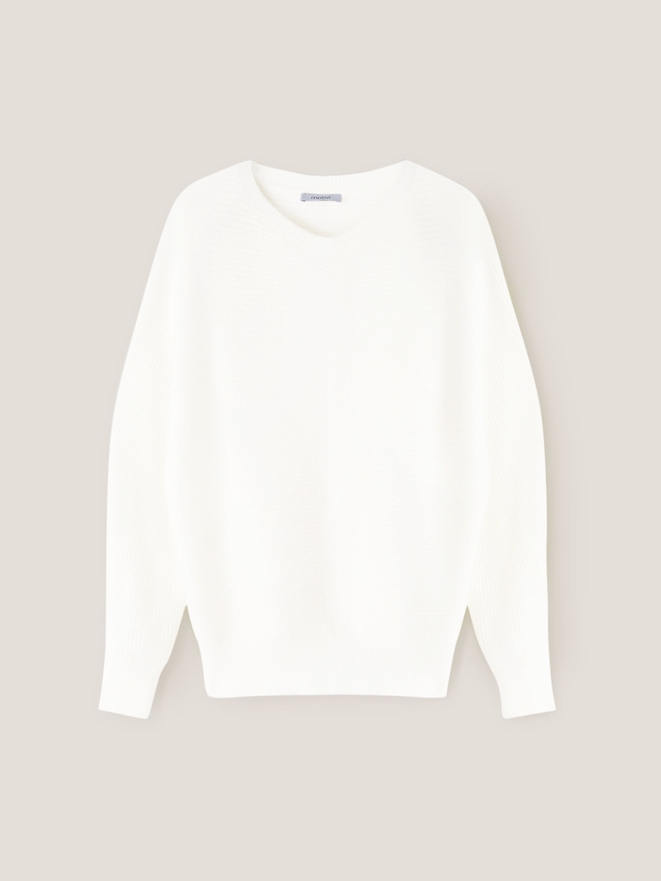 Gerippter Pullover ohne N&auml;hte image number 3