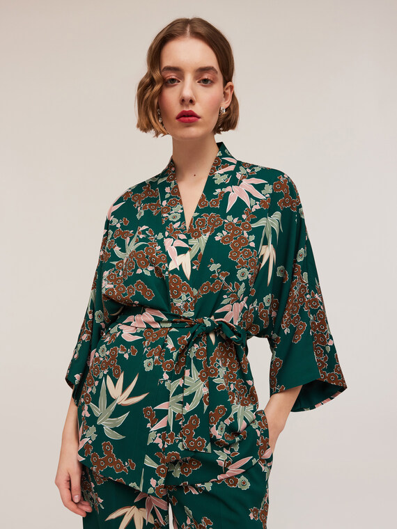 Kimono mit Art-Deco-Muster