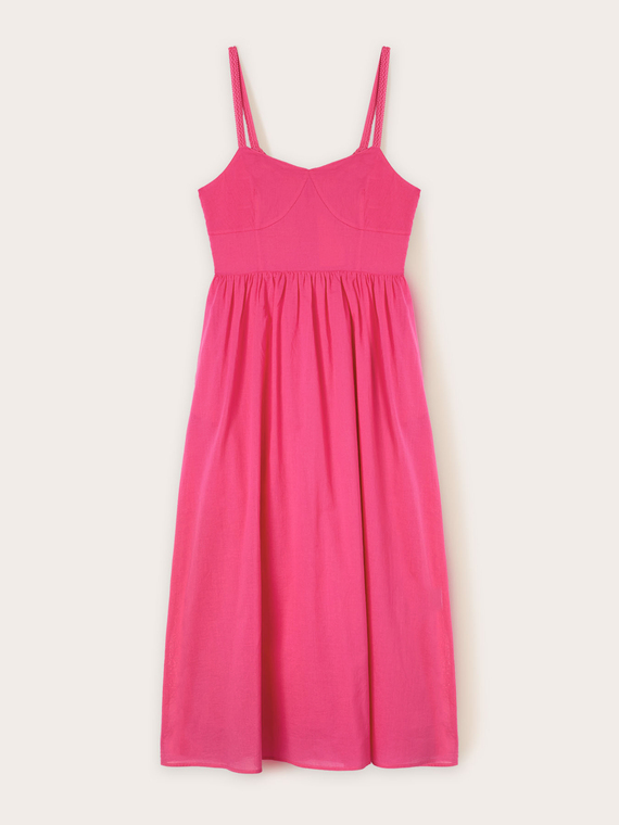 Vestito in voile con cut-out posteriore