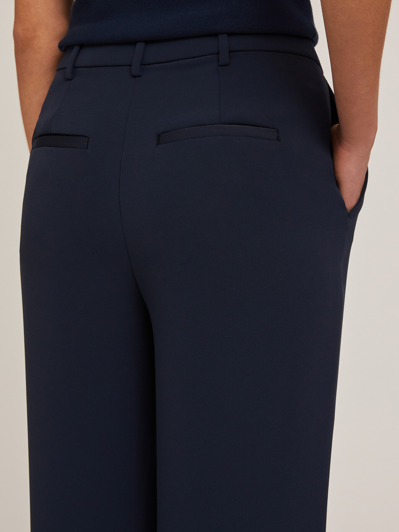 Envers satin palazzo trousers image number 2