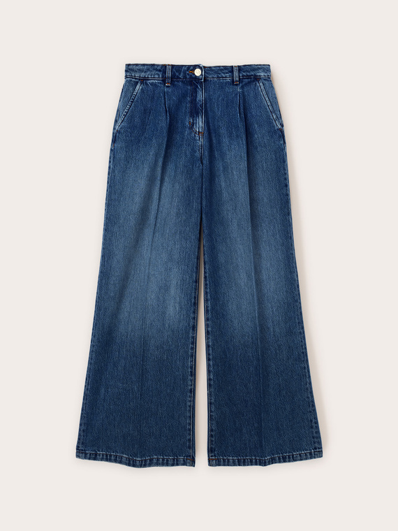 Jeans wide slouchy misto lyocell