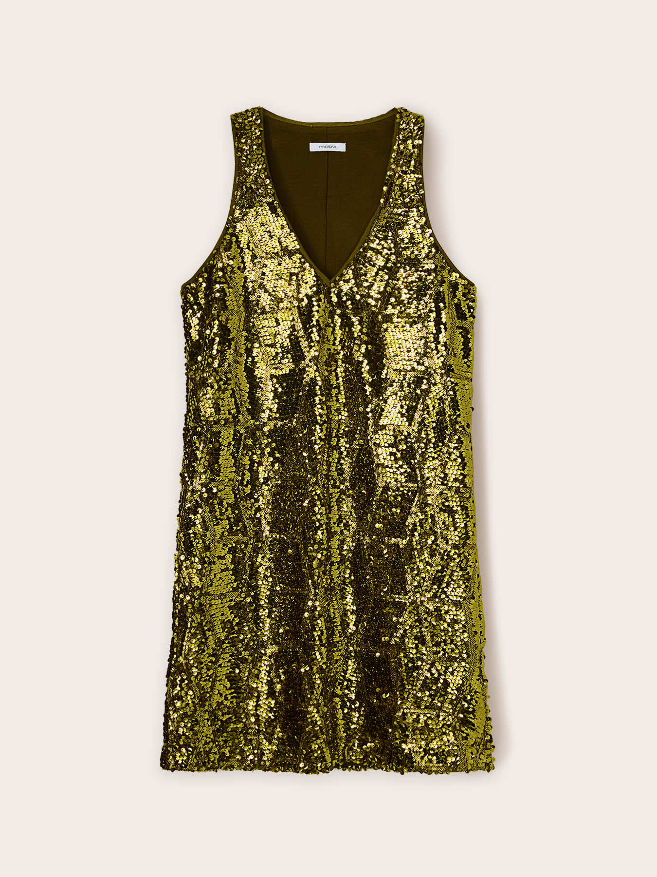 Pailletten-Kleid mit geometrischem Design image number 5