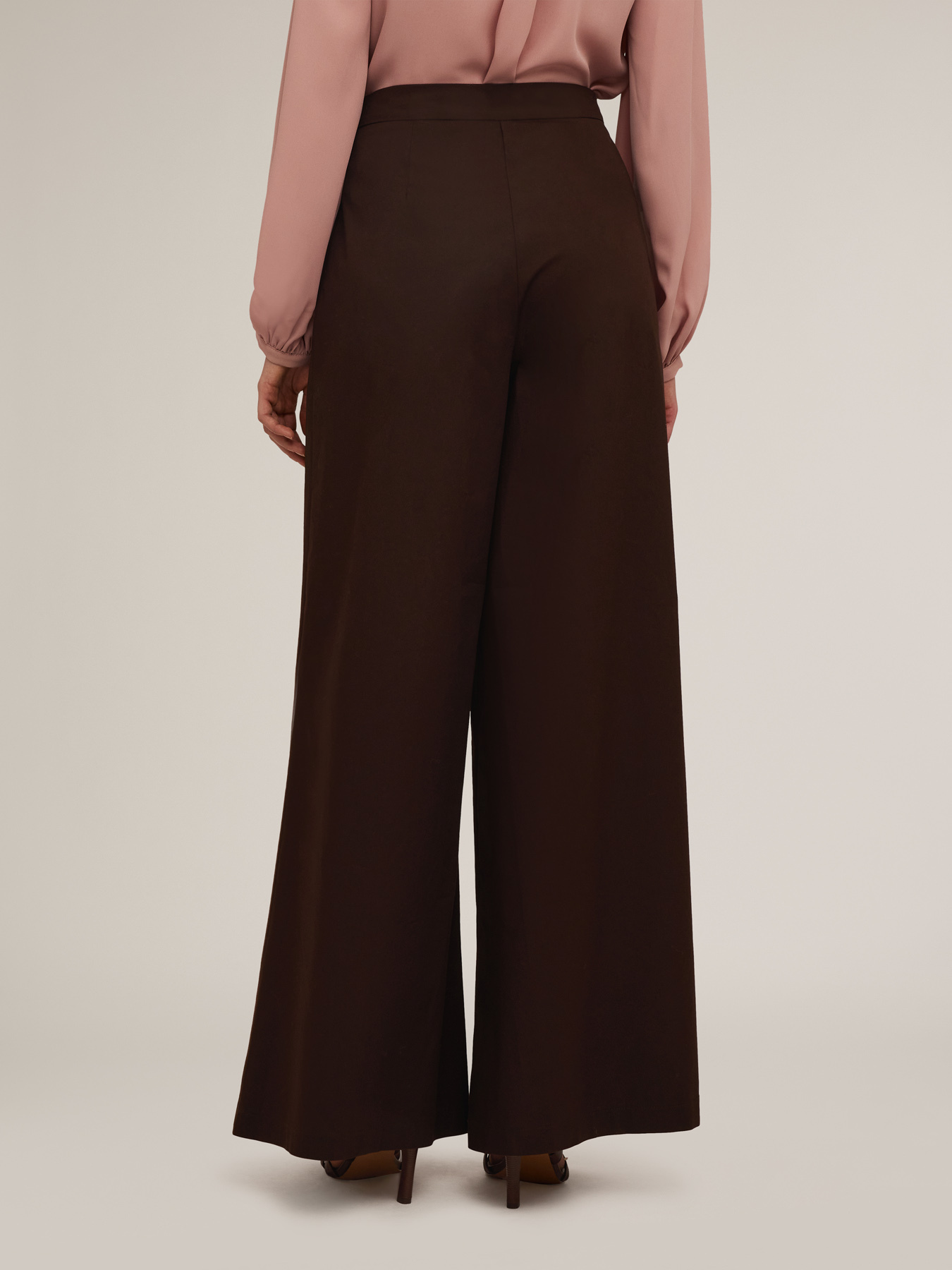 Cotton palazzo trousers image number 1