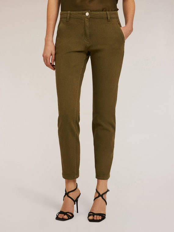 Pantaloni chino Kendall in drill di cotone