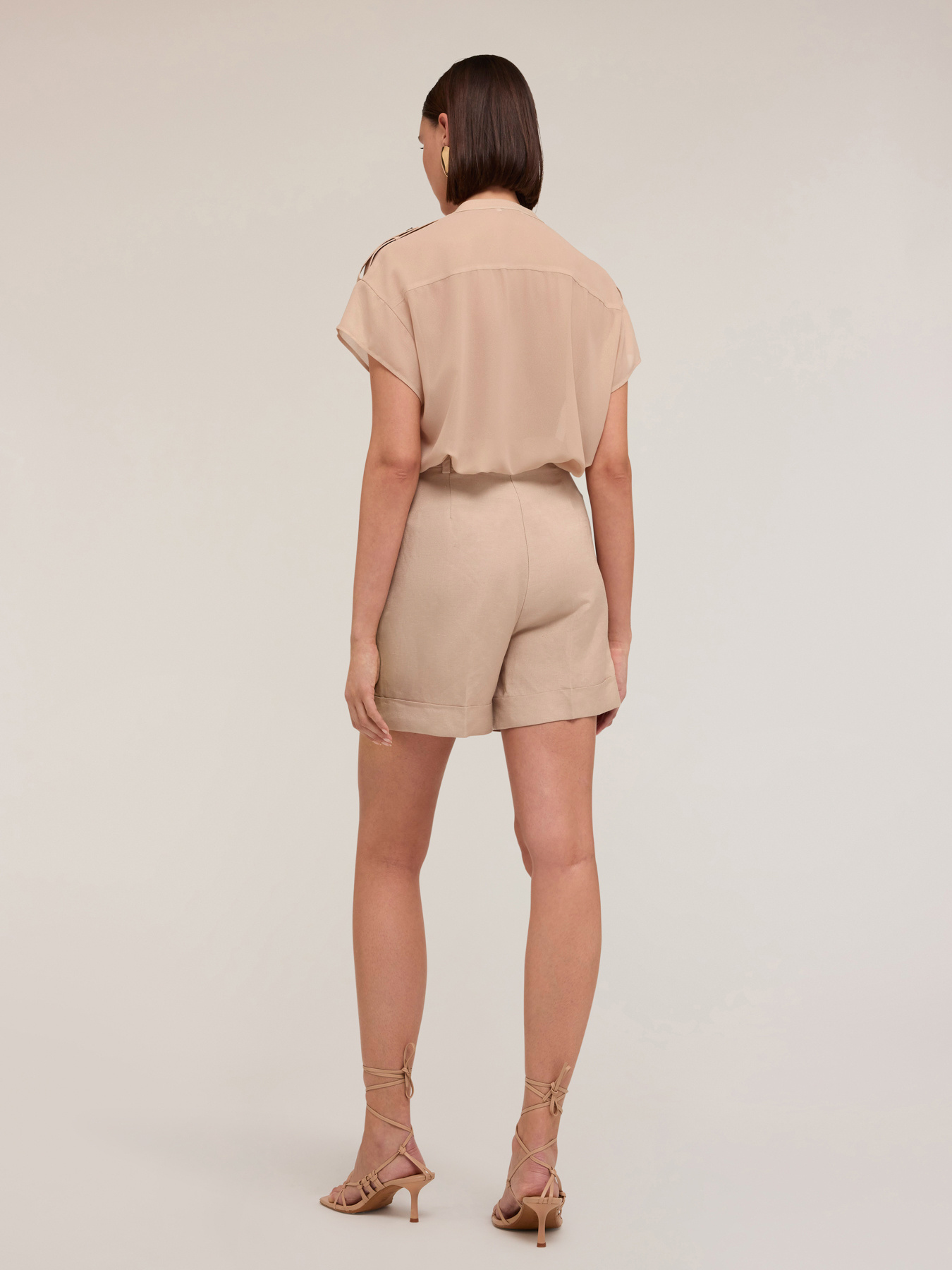 Short en lin viscose image number 2