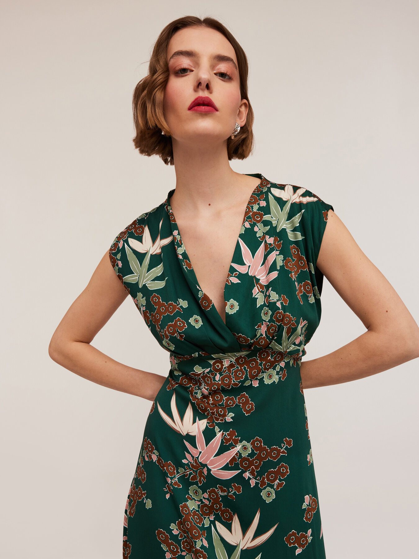 Robe longue &agrave; motif Art d&eacute;co image number 3