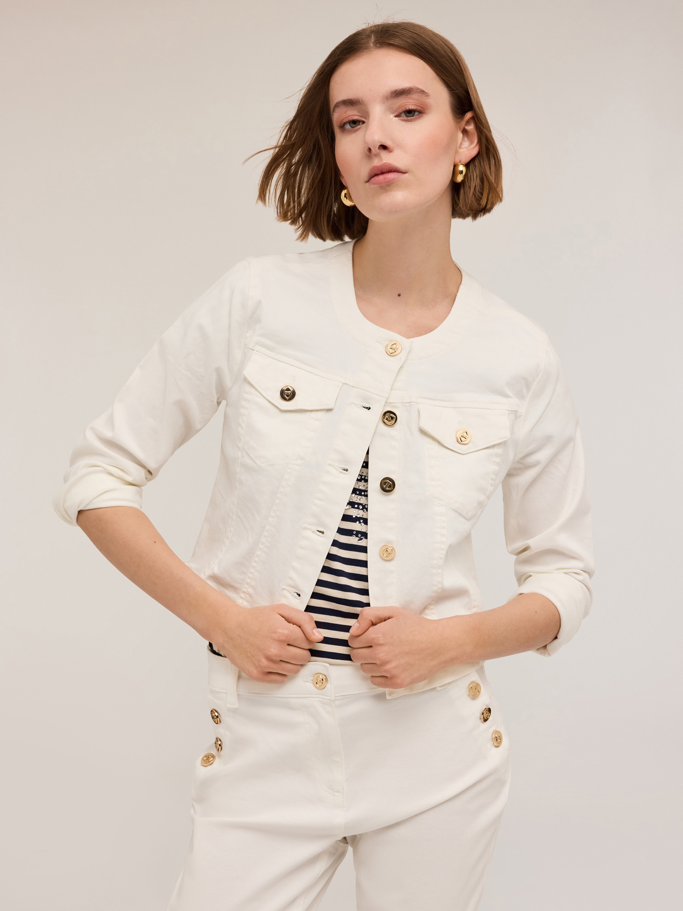 Giubbotto in drill image number 0