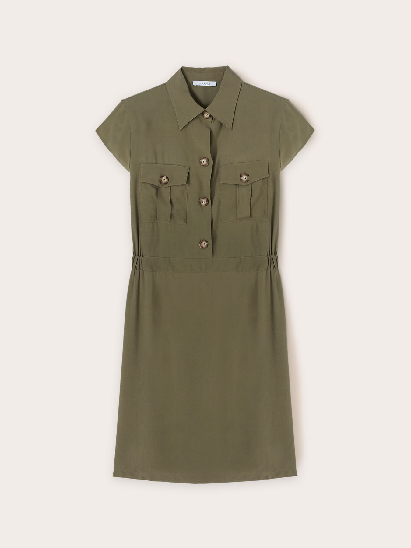 Hemdblusenkleid mit Taschen image number 4