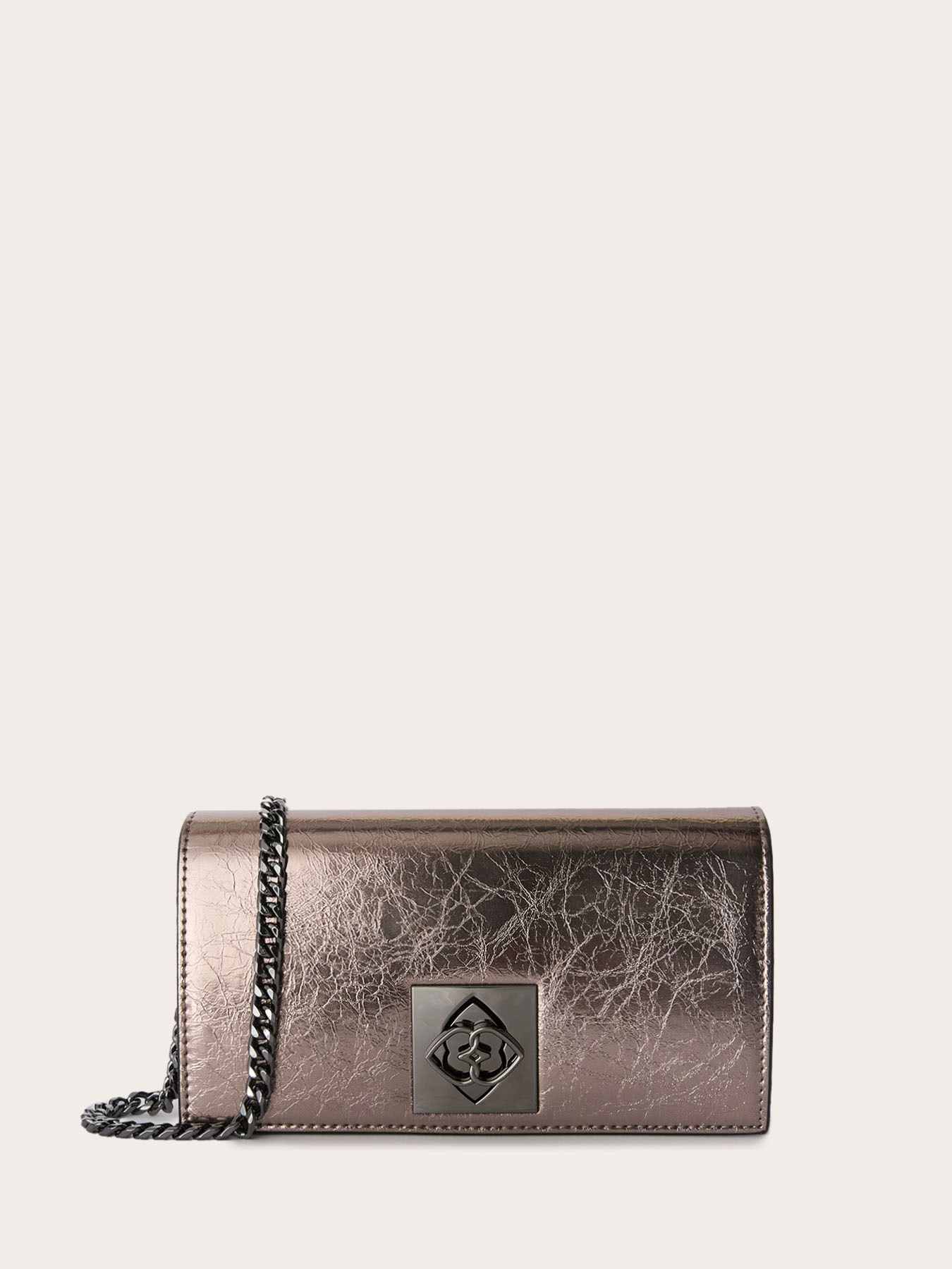 Sac portefeuille lam&eacute; or image number 1