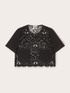 Macram&eacute; lace T-shirt image number 4