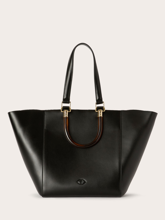 Shopping bag con doppi manici